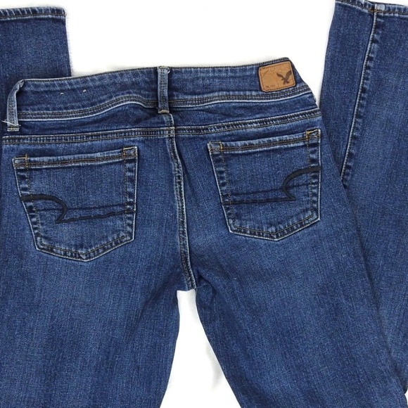 American Eagle Kick Boot Stretch Jeans Size 4 Reg - Picture 6 of 8